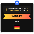 Platz 1 beim TechBehemoths Award 2023 für SEO